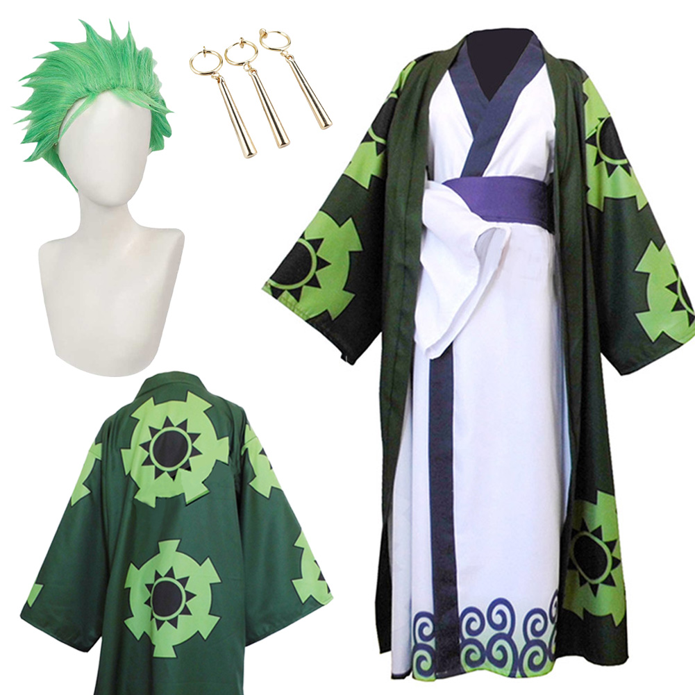 Wano Country Roronoa Of Zoro C - Men'S Kimono Accessories 评论和价格