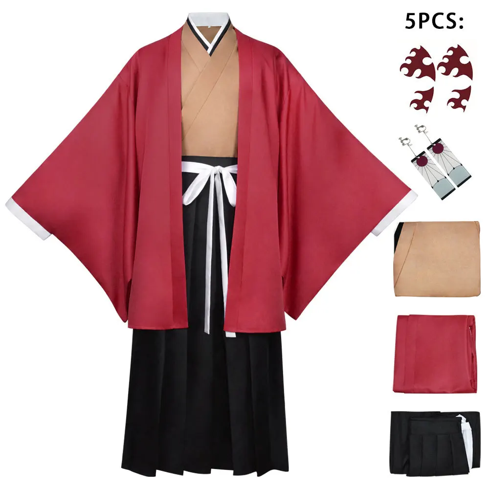 Anime Kimono Cosplay Full Set  - Men'S Kimono Accessories 评论和价格
