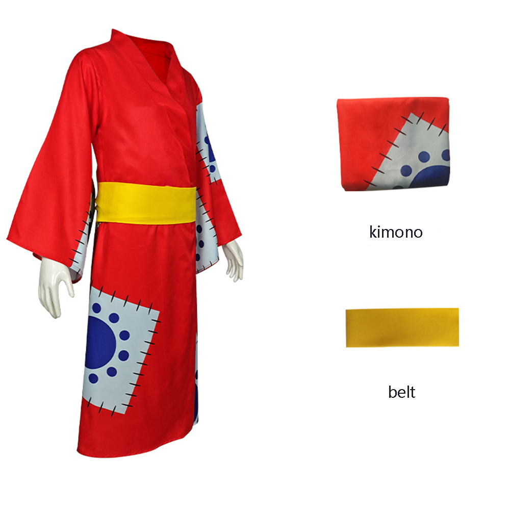 Luffy Cosplay Anime Monkey D L - Men'S Kimono Accessories 评论和价格