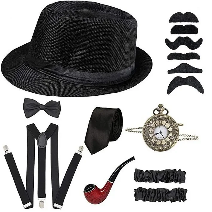 Men Party Props 1920S Theme Co - Men'S Accessories In The 1920S 评论和价格